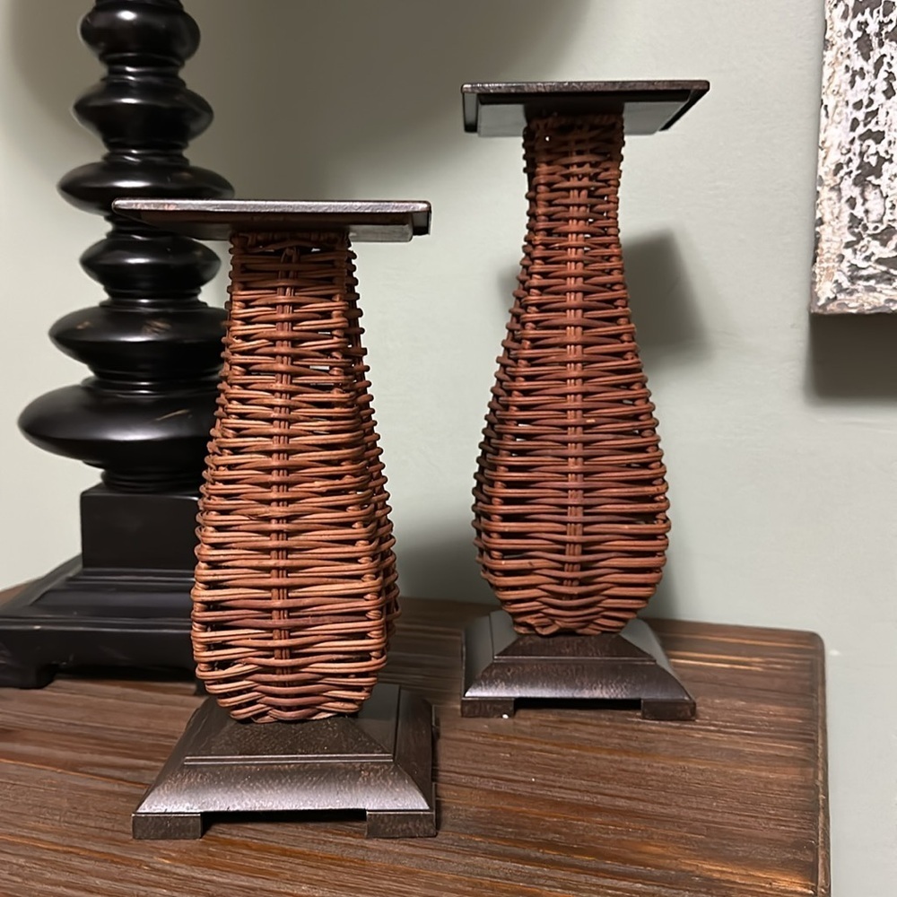 PartyLite Island Escape Pillar Holders
